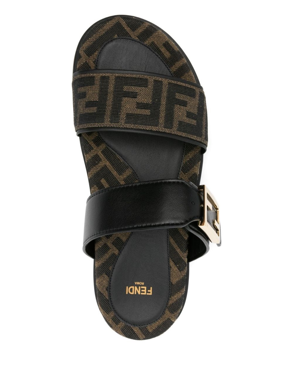 Fendi Feel leather sandals - 4