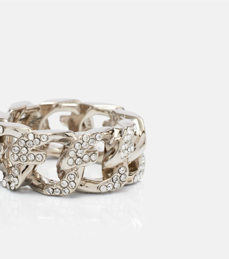 Givenchy G Chain Swarovski®-embellished ring outlook