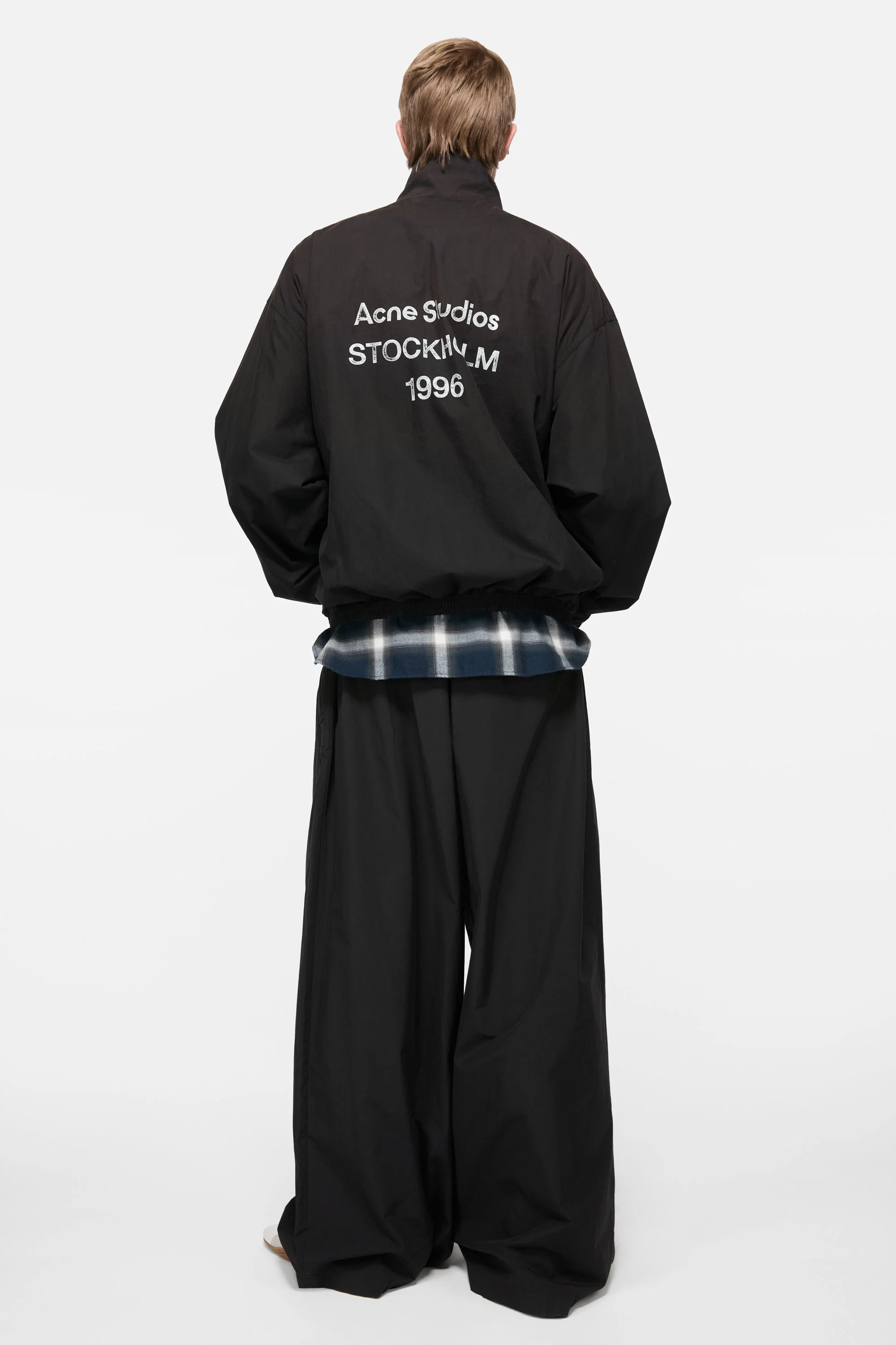 Logo zipper jacket - Black - 4