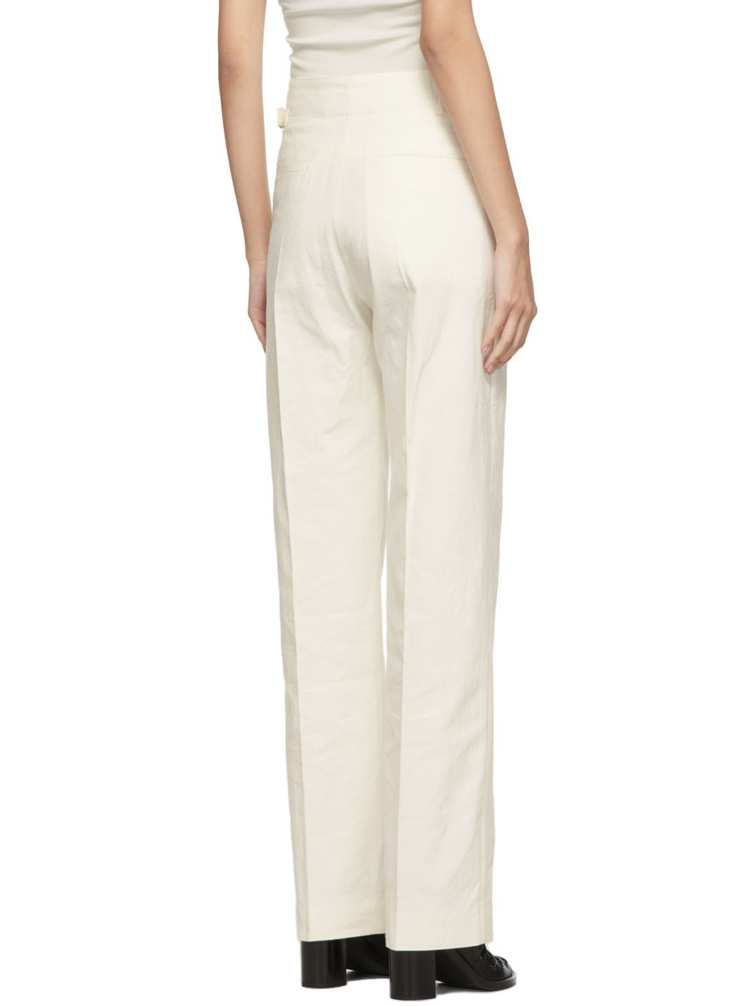 Off-White High Waisted Trousers - 3