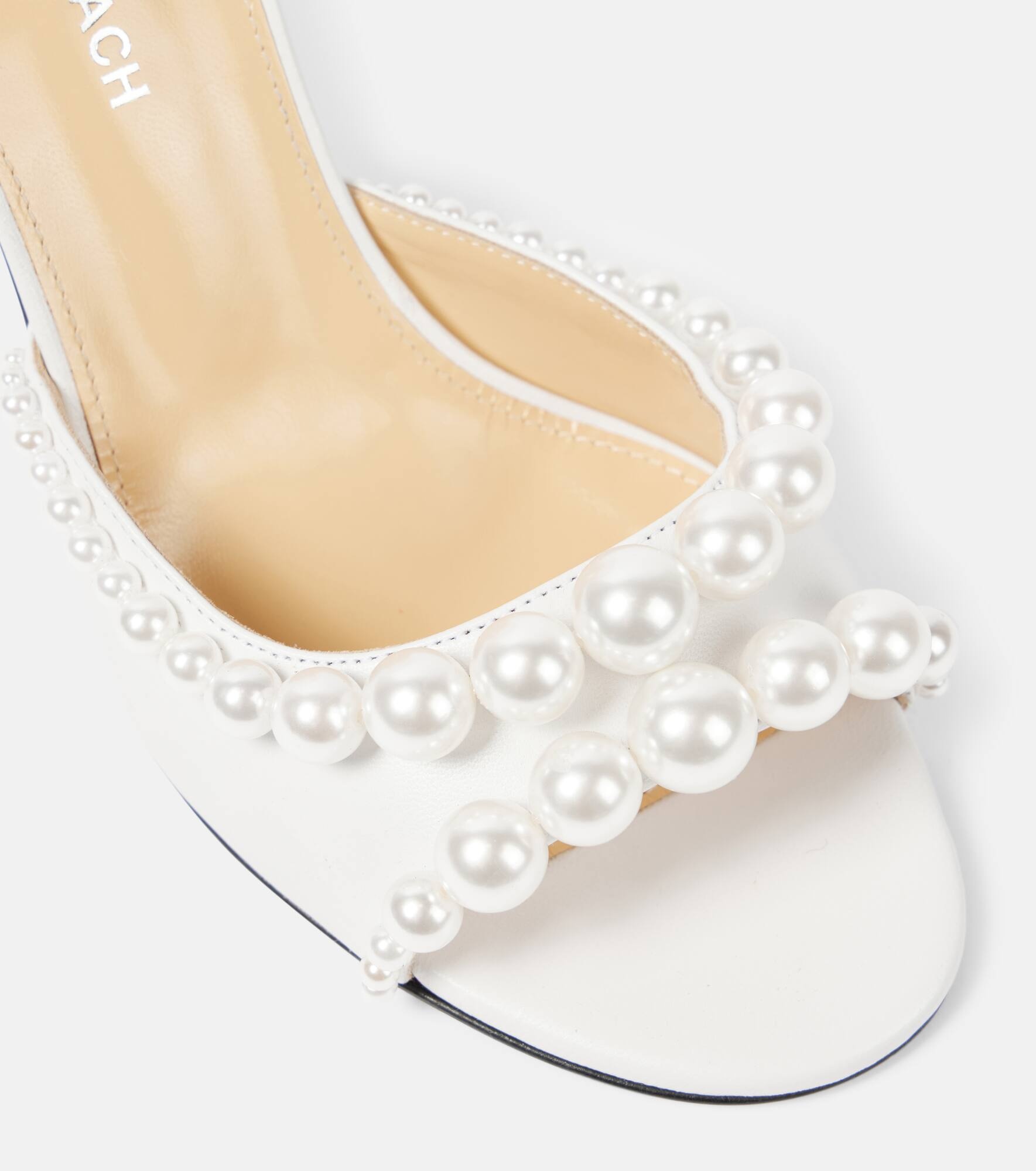 Sirene embellished leather sandals - 6