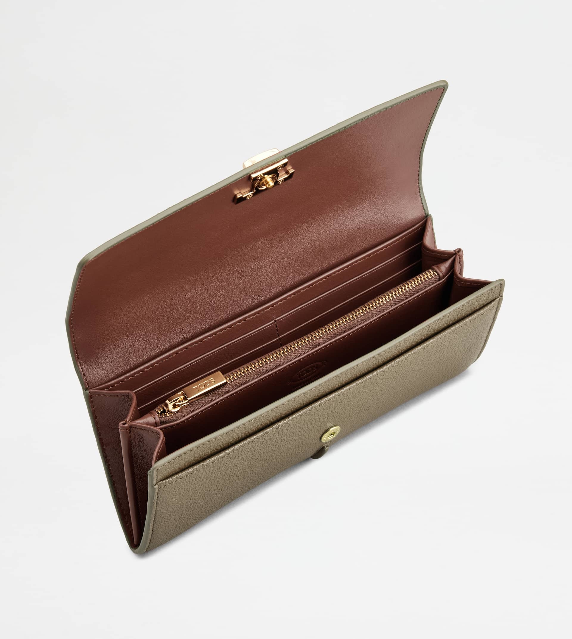 Tod's T TIMELESS WALLET IN LEATHER | REVERSIBLE