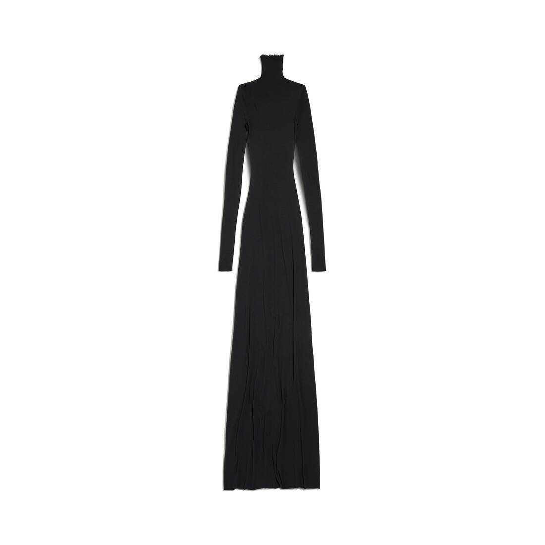 Women's Seamless Flat Dress in Black - 1