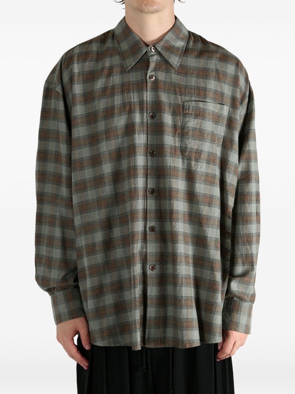 flannel check shirt - 2