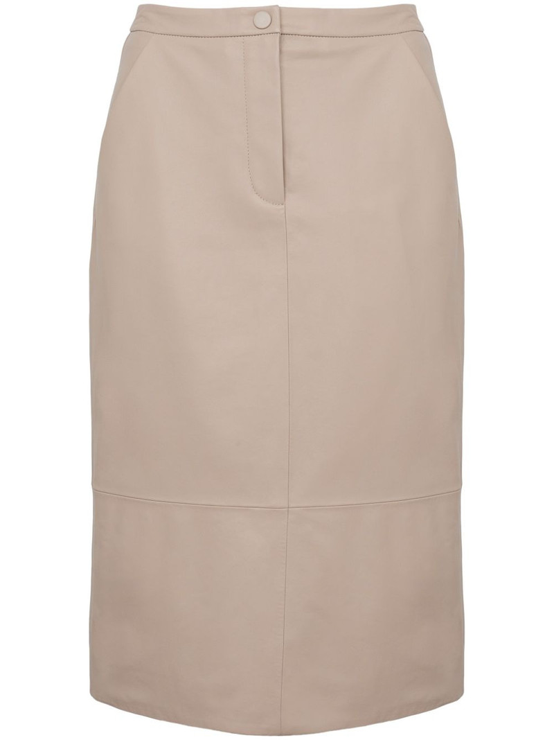 leather pencil skirt 1