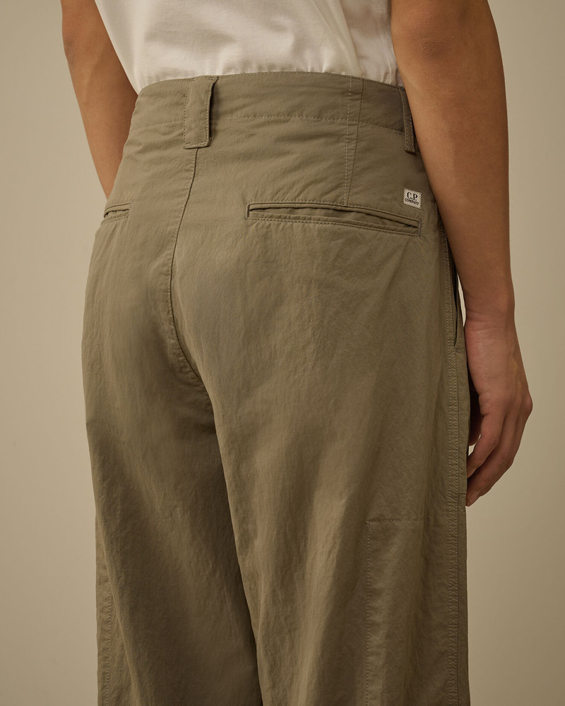 Diagonal Flatt Nylon Loose Pants 6