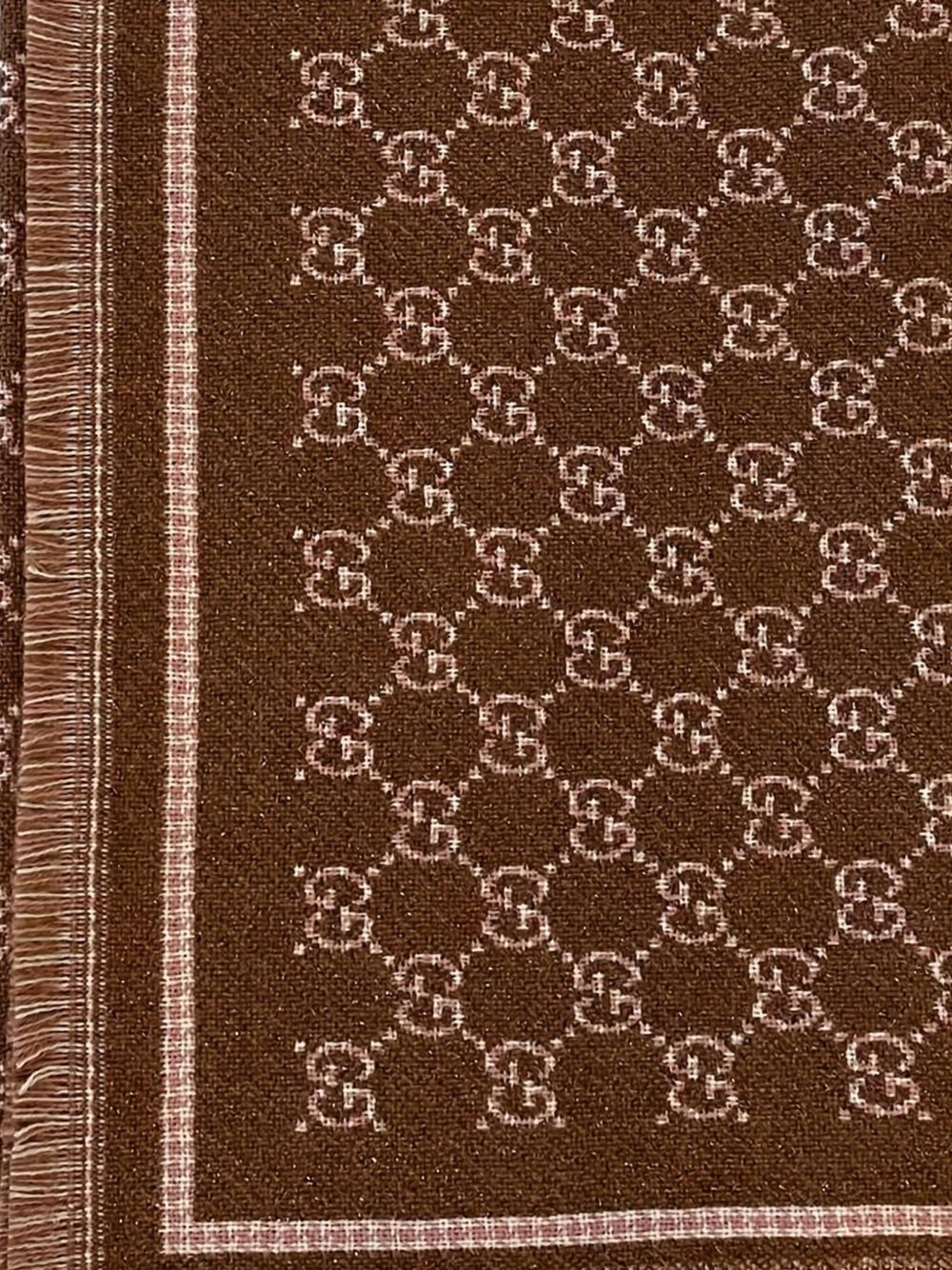 GG pattern scarf - 2