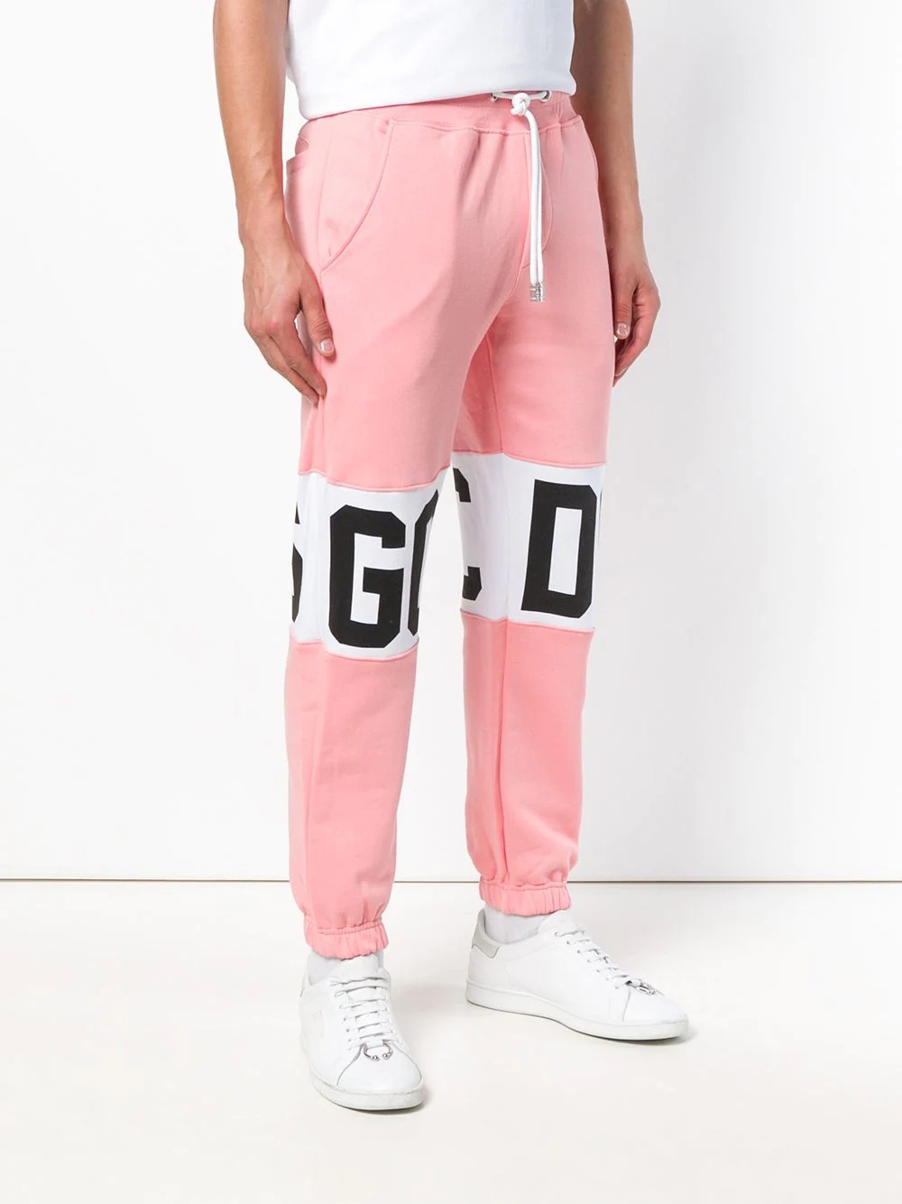 logo strip joggers - 3