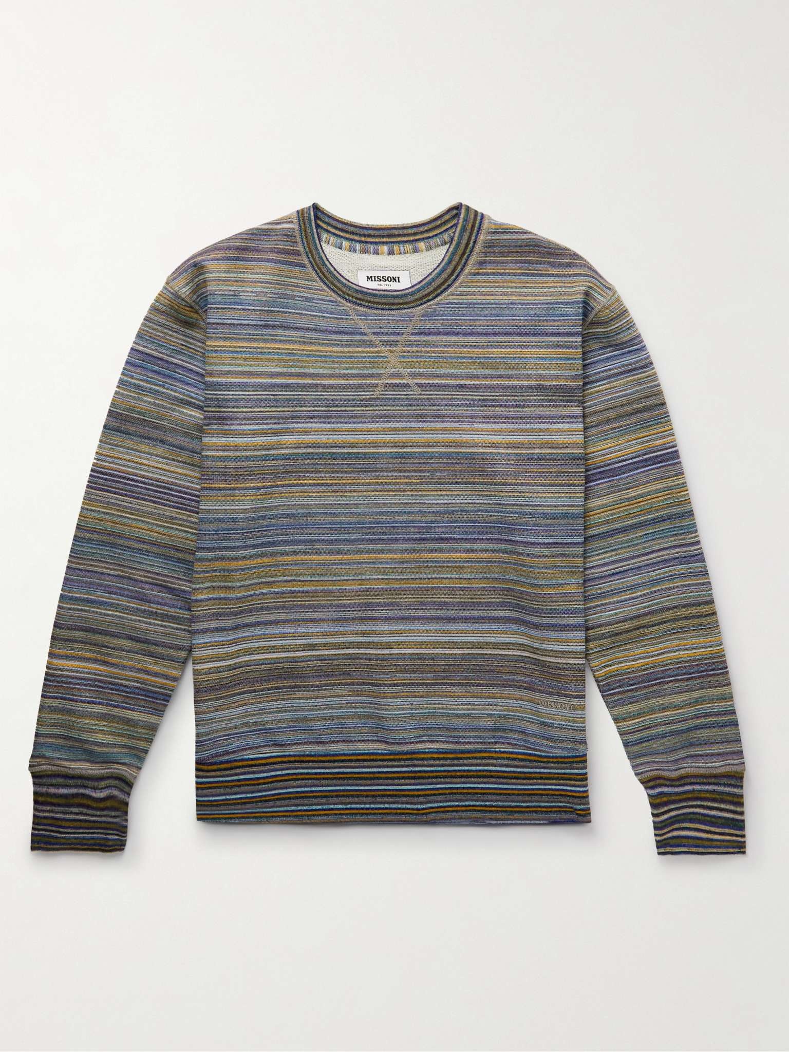 Striped Cotton Sweatshirt - 1