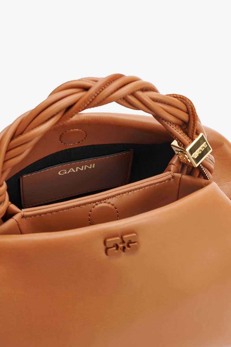 CARAMEL SMALL GANNI BOU BAG 3