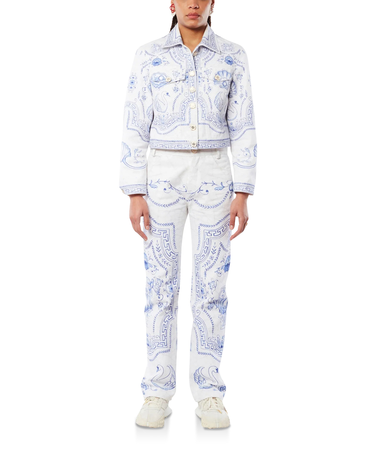 Plat A Dessert Classic Printed Denim Jacket - 2