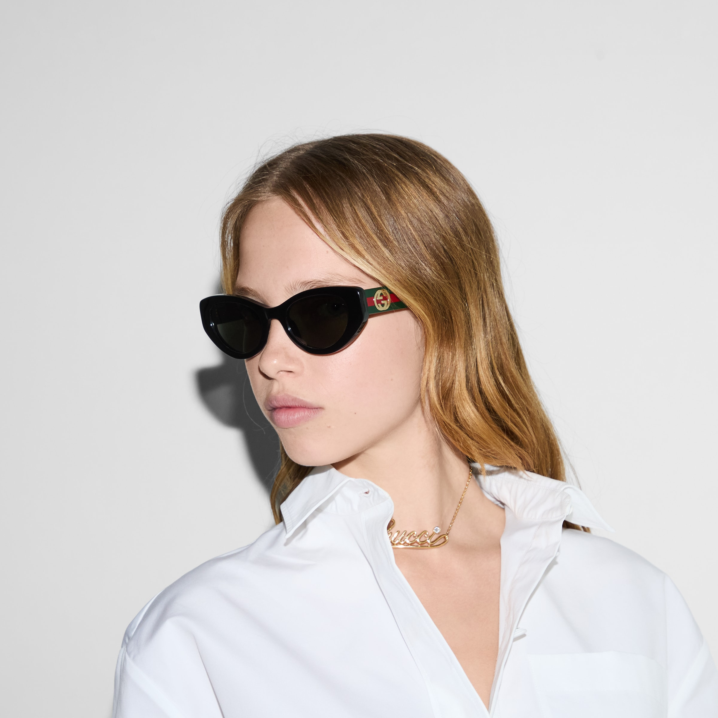 Cat-eye frame sunglasses - 3