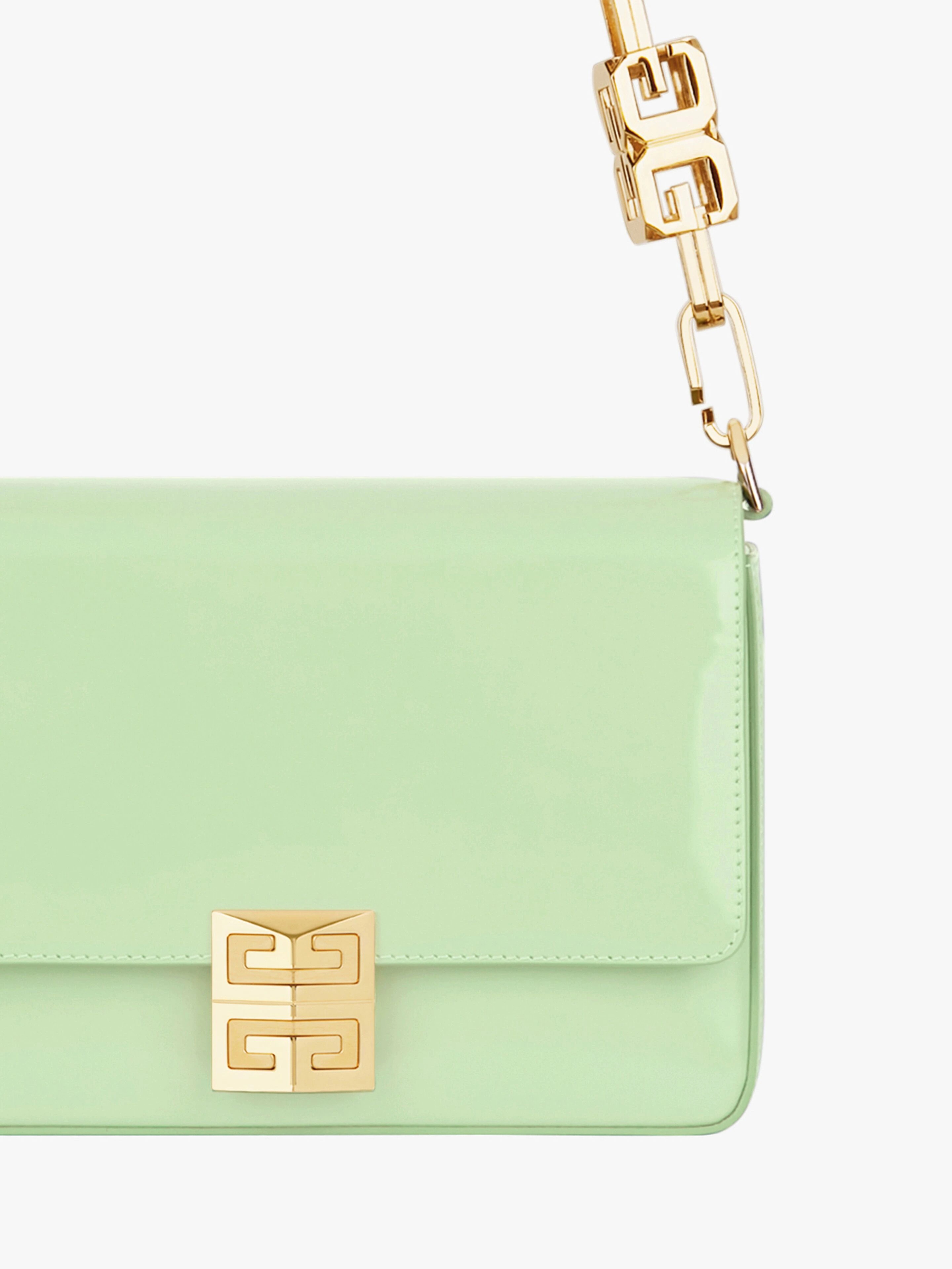 MEDIUM 4G BAG IN SHINY LEATHER WITH CHAIN - 6