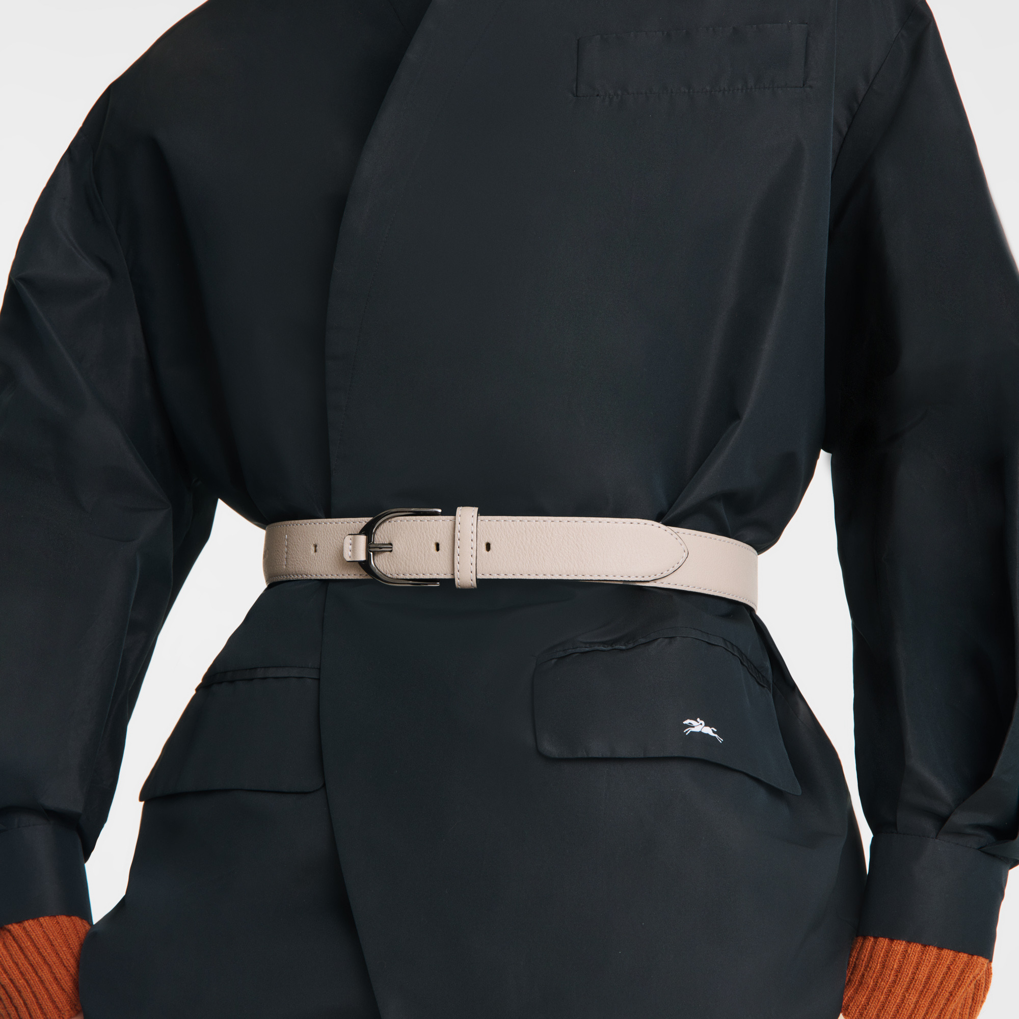 Kimono jacket Black - Technical taffeta - 5