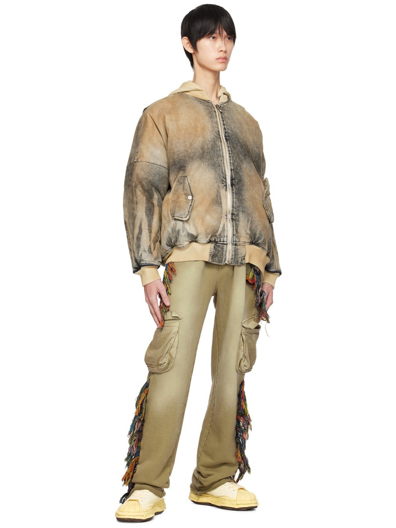 ALCHEMIST Indigo Creed Denim Bomber Jacket outlook