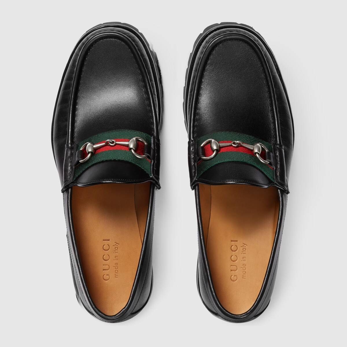 Leather Web Horsebit loafer  - 3