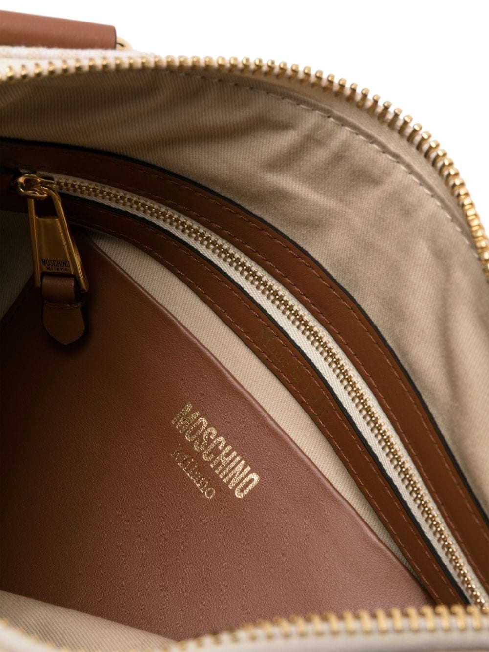 Moschino monogram-jacquard crossbody bag | REVERSIBLE Moschino monogram-jacquard crossbody bag | REVERSIBLE