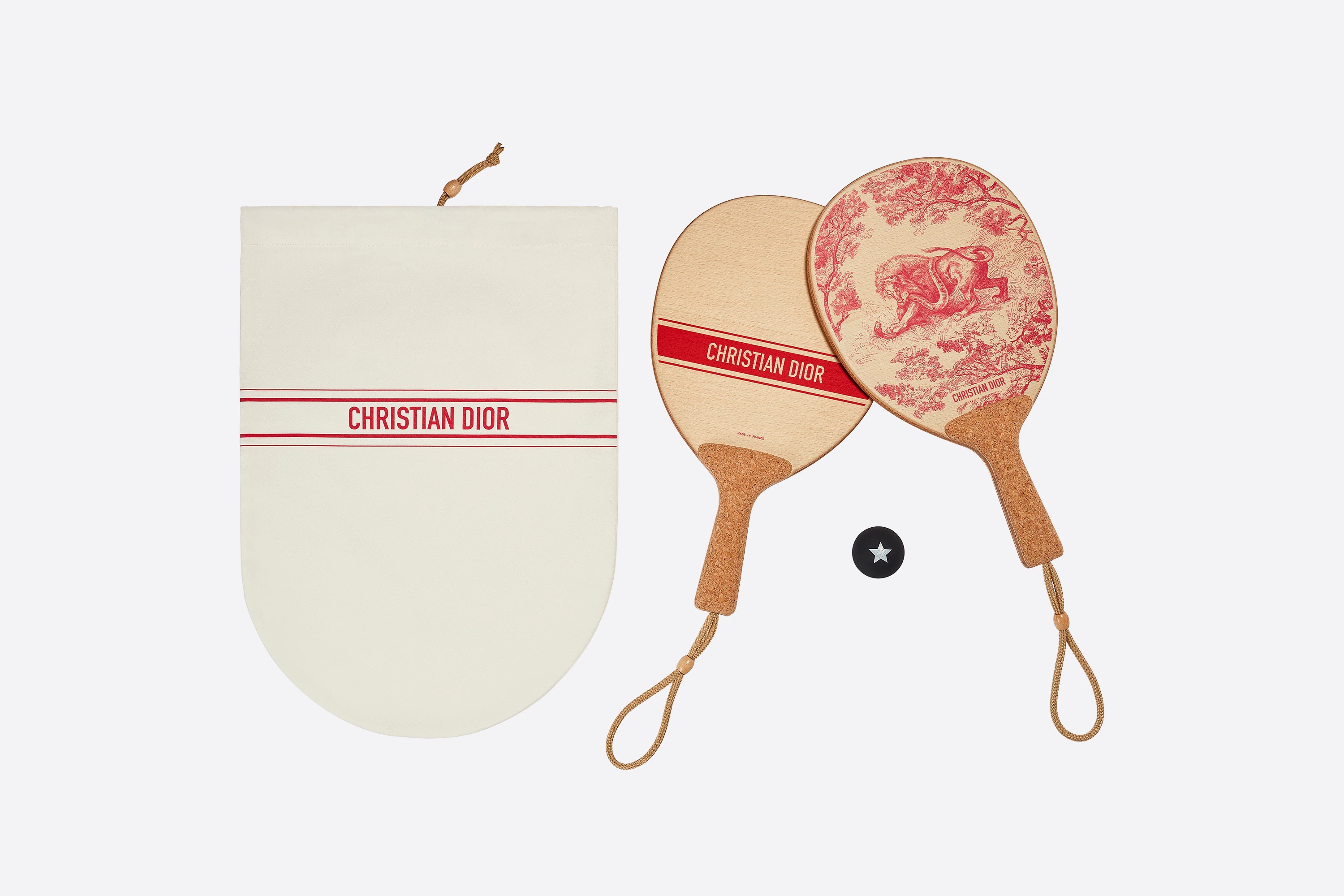 Set of 2 Beach Rackets and Balls - 2