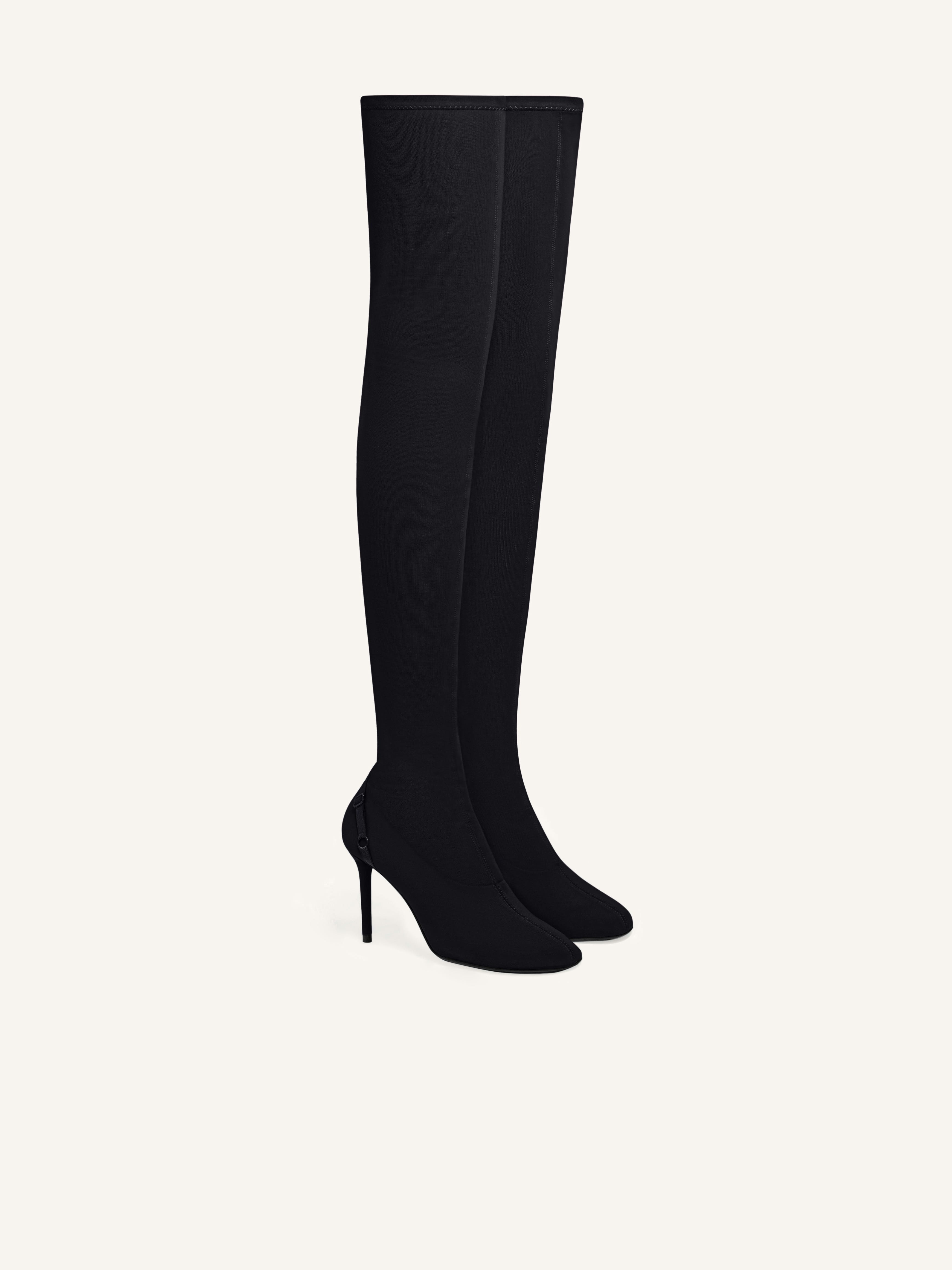 OBLIQUE JERSEY TIGHT BOOTS - 2
