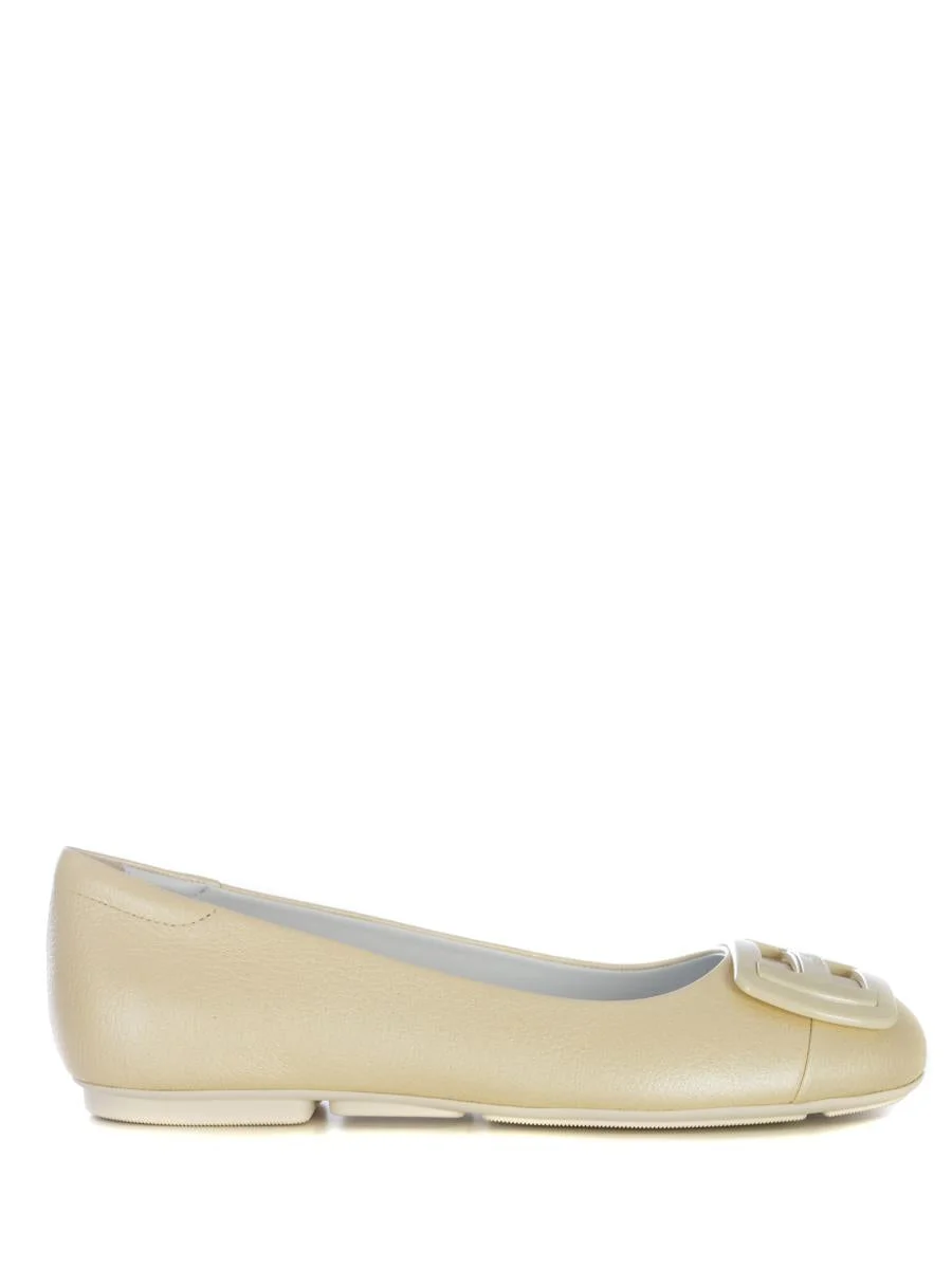 HOGAN FLAT SHOES IVORY - 1
