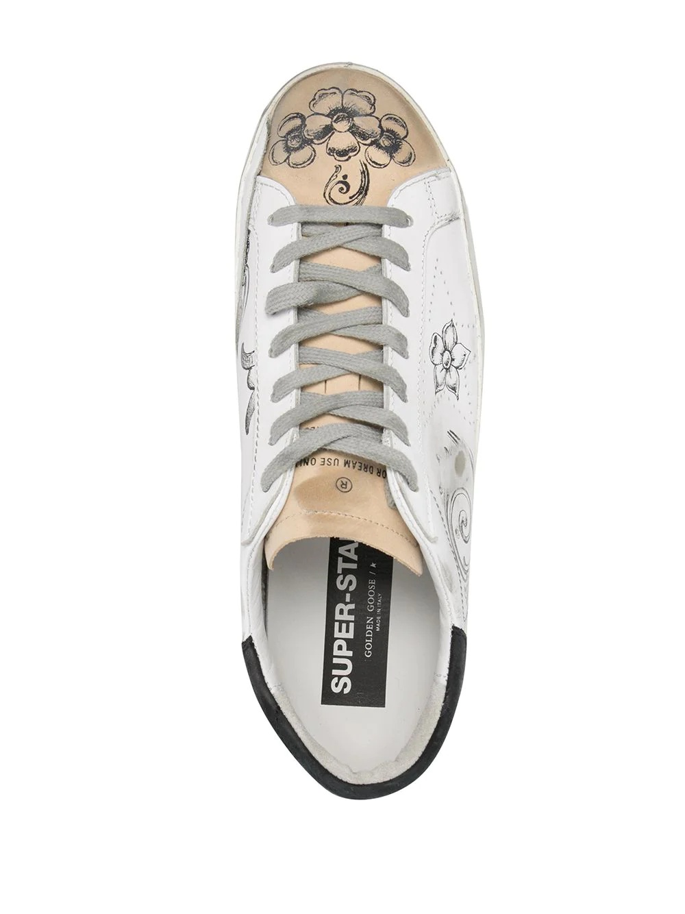 Superstar distressed low-top sneakers - 4