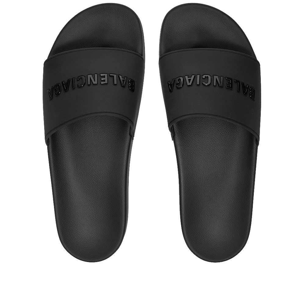 Balenciaga Tonal Logo Pool Slide - 5