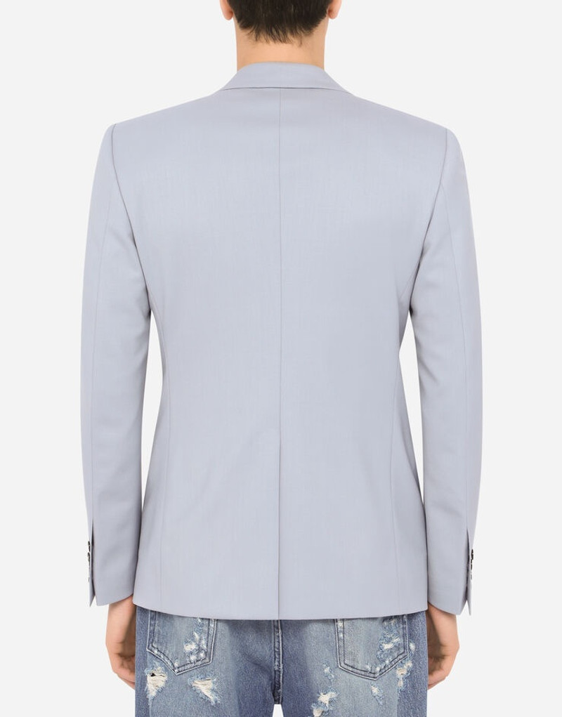 Stretch wool Sicilia-fit jacket with crystal embellishment 3