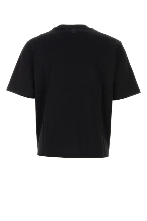 Black cotton t-shirt - 2