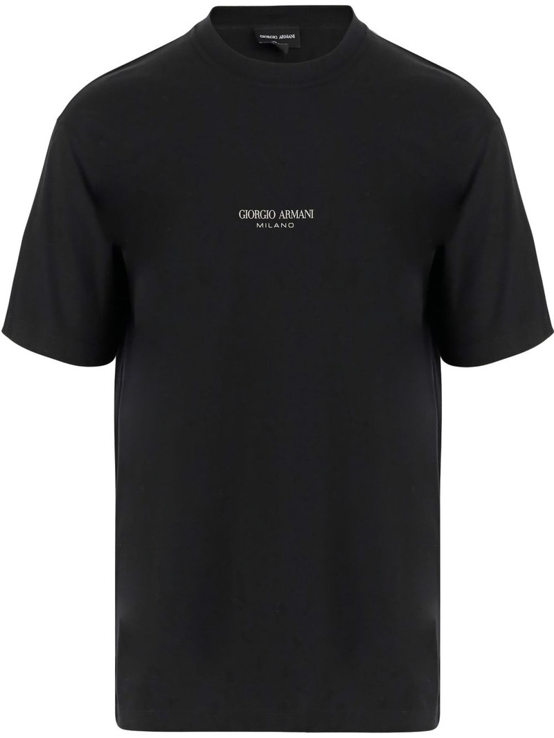 logo-print cotton T-shirt 1