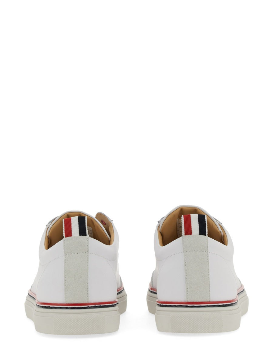 Thom Browne Men Low-Top Leather Sneaker - 3