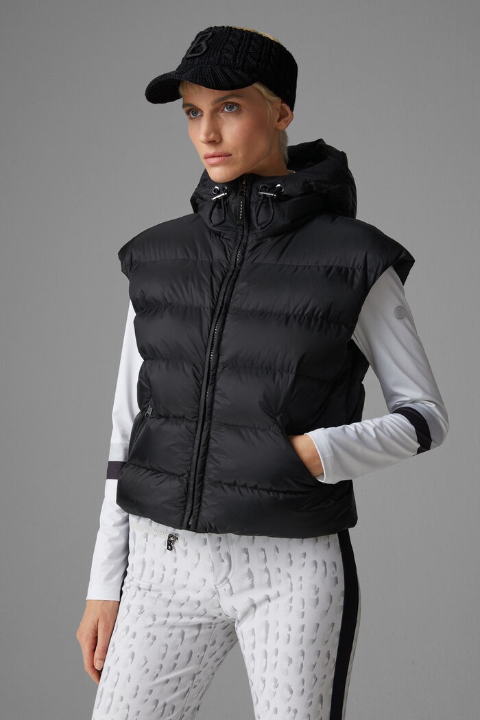 Vreni down waistcoat in Black - 2
