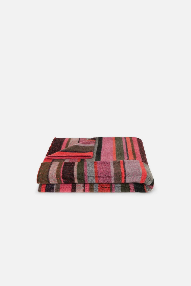 The Elder Statesman STRIPE SUPER SOFT BLANKET outlook