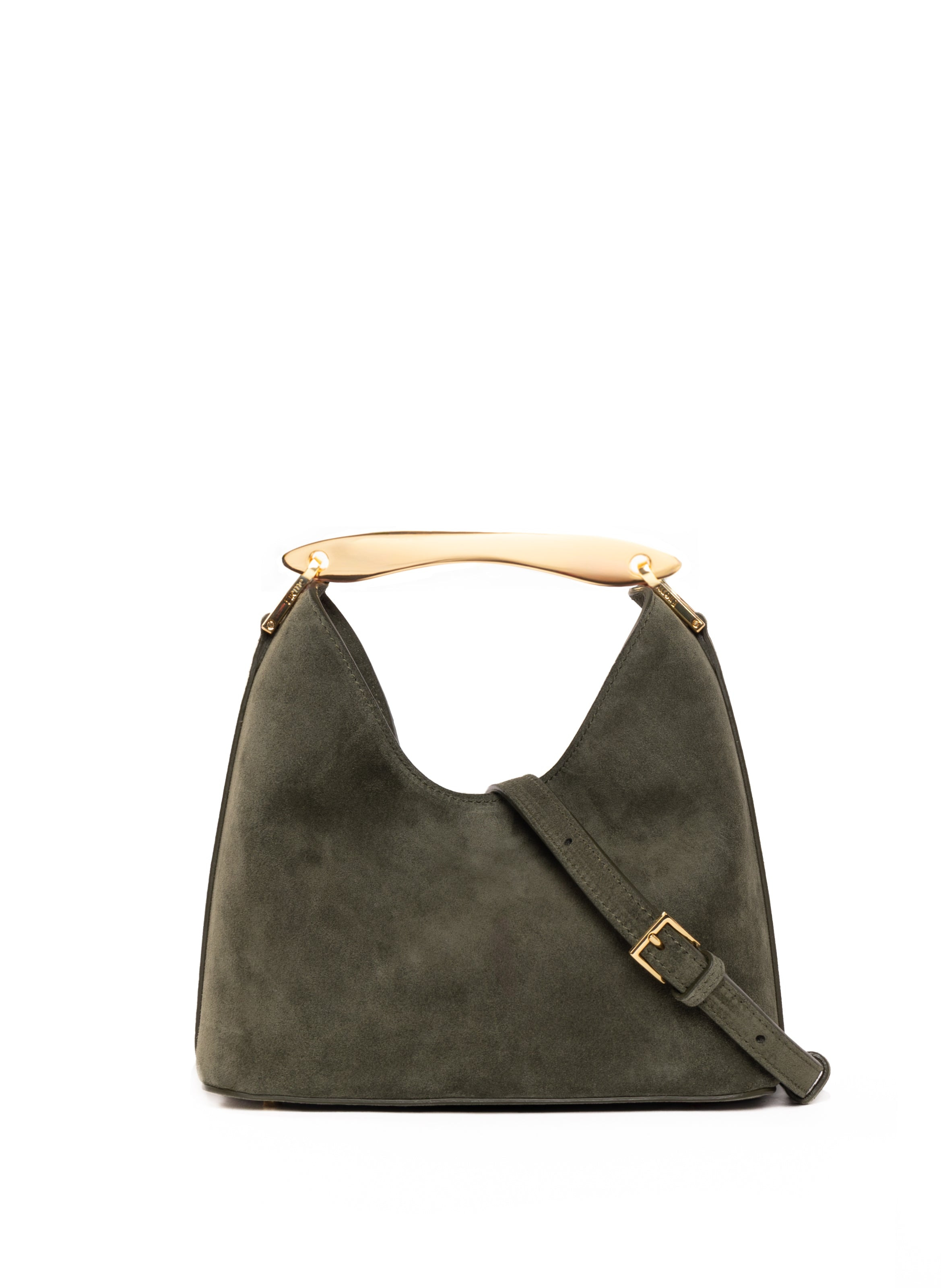 Small Boomerang Suede Khaki - 4