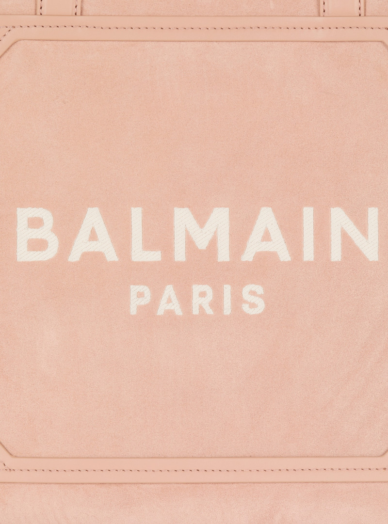 Medium suede B-Army tote bag 7