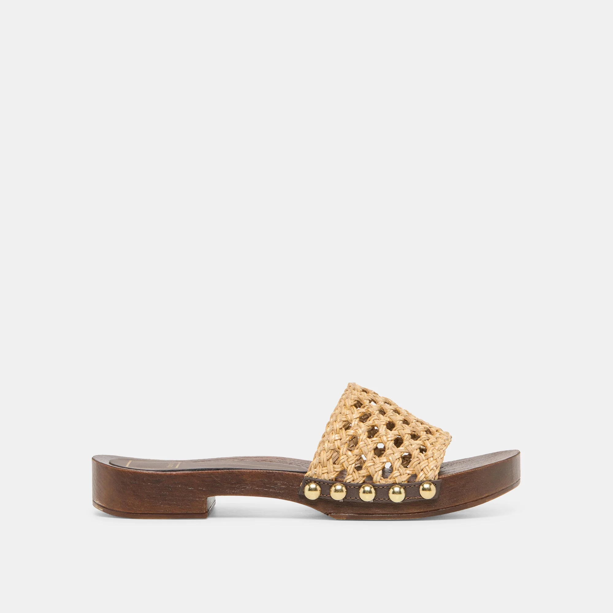 SADIE SANDALS TAN RAFFIA - 1