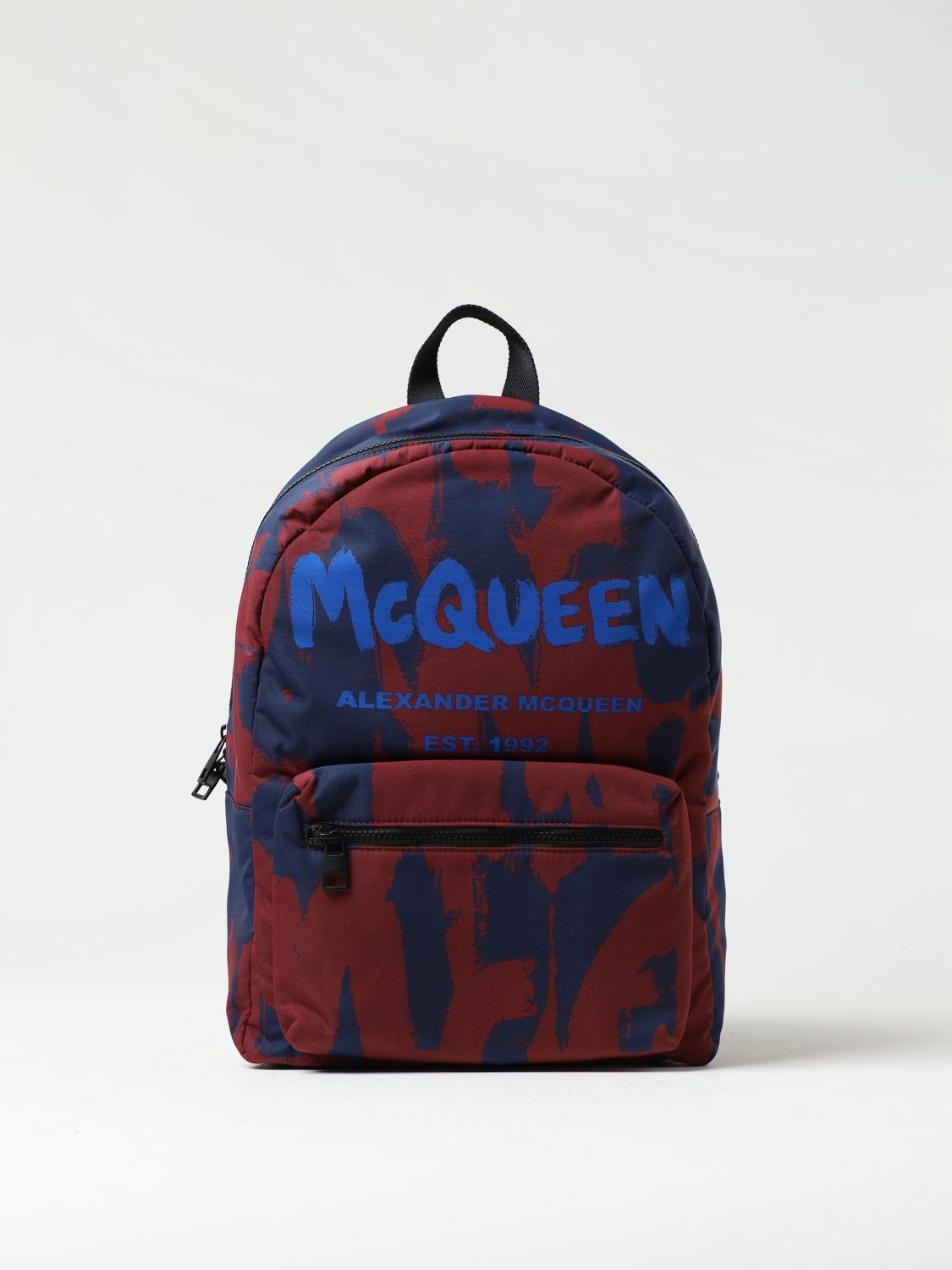 Alexander McQueen backpack in printed nylon - 1