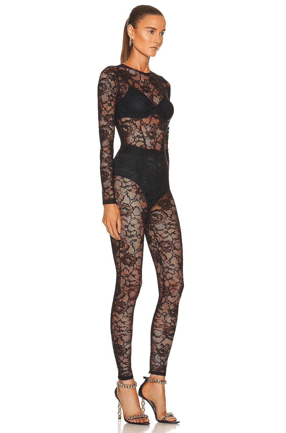 Lace Catsuit - 2
