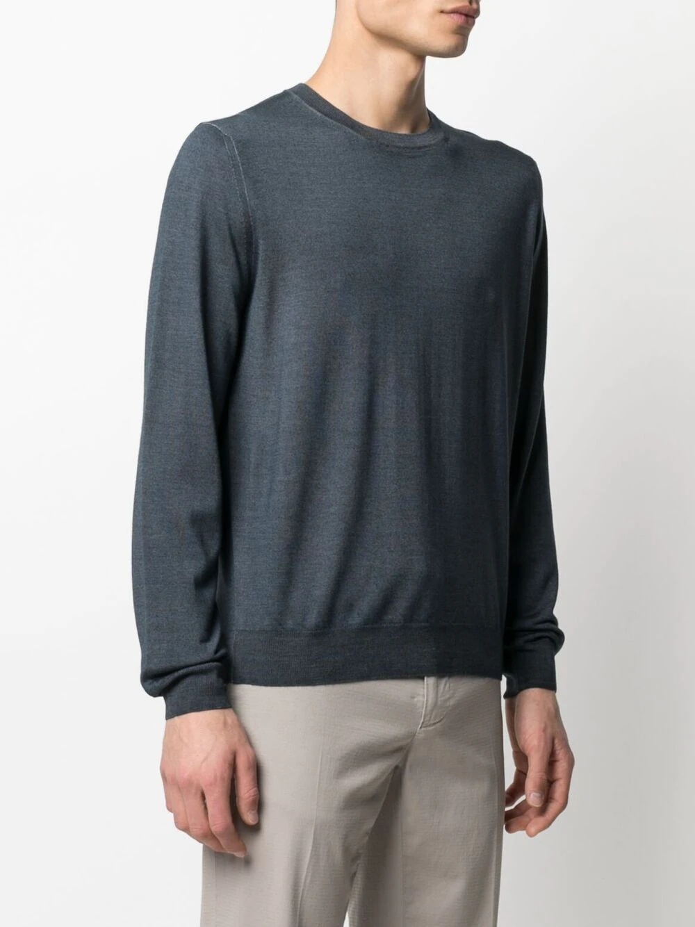 crew-neck knit jumper - 3