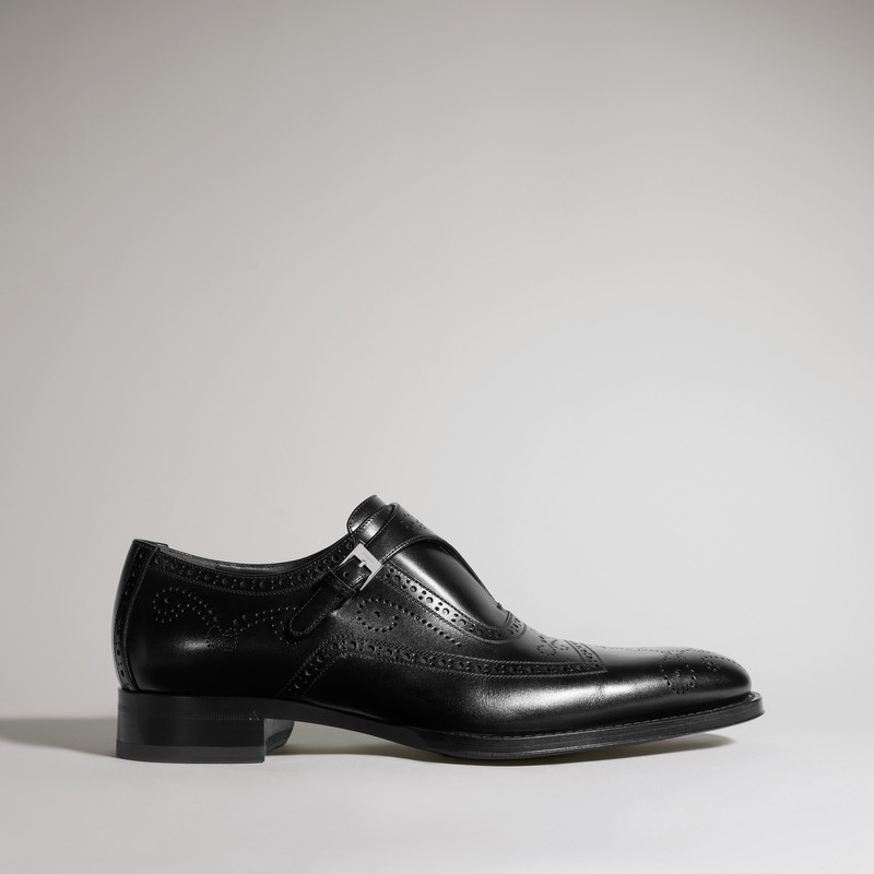 Men's monk strap shoe 1