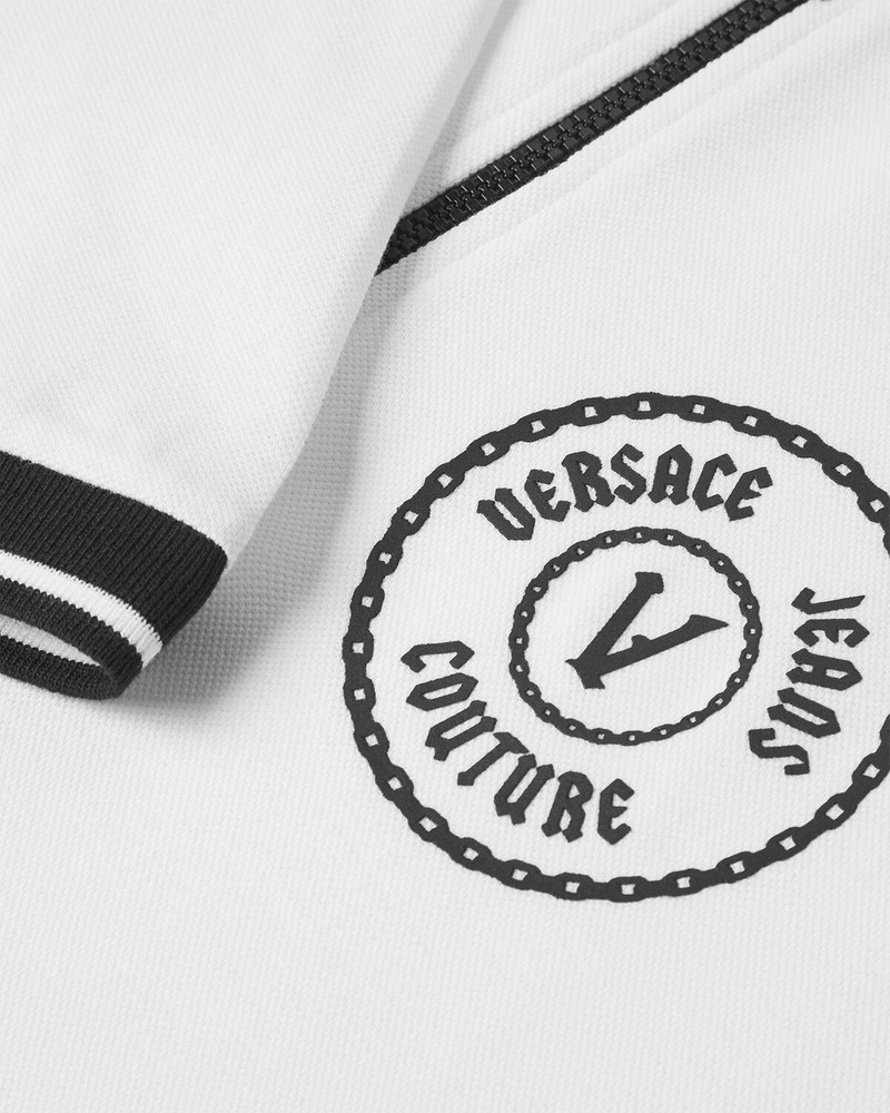 V-Emblem Slim-Fit Polo Shirt 4