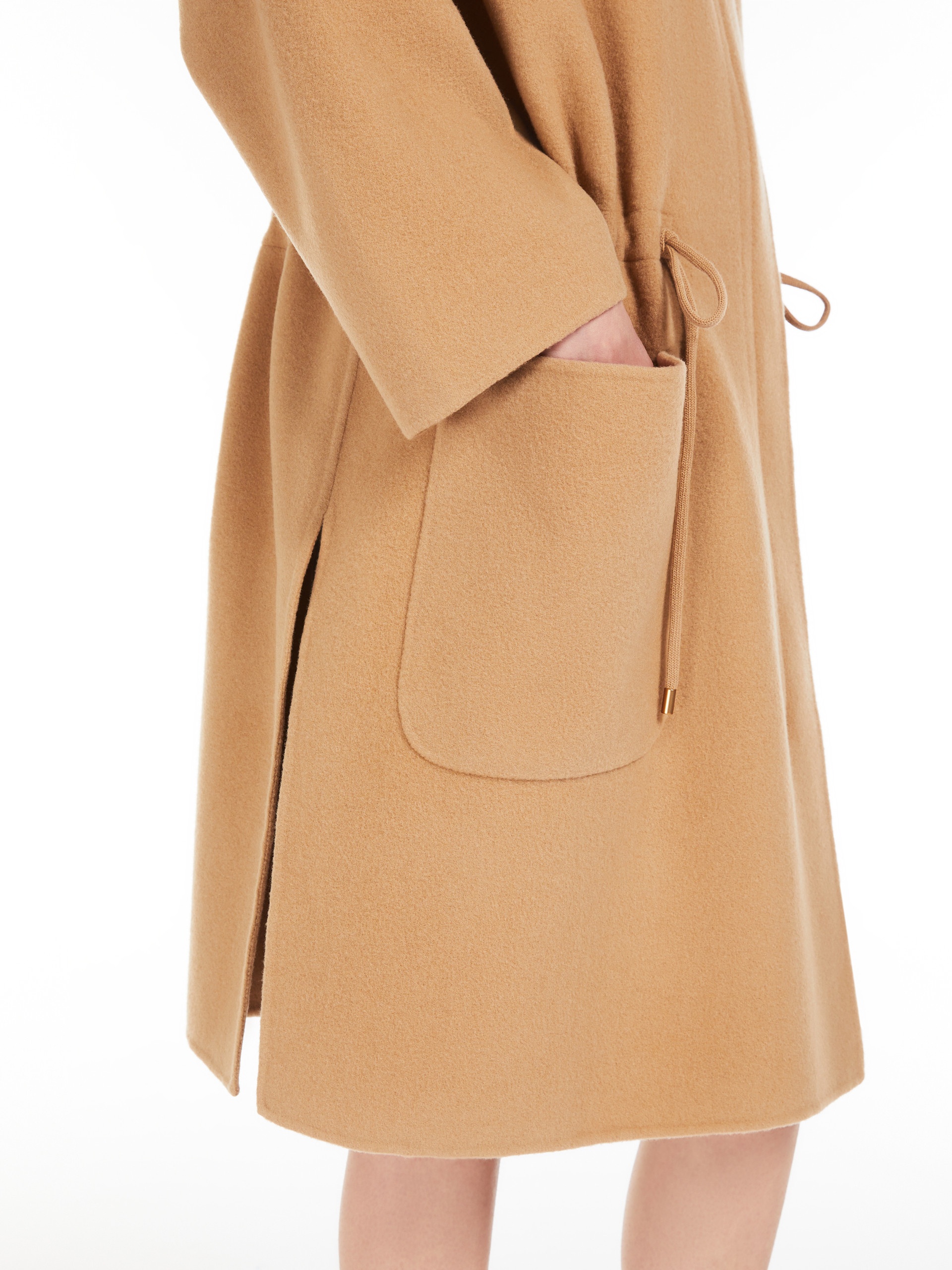 MIELE Wool and cashmere jersey coat - 5