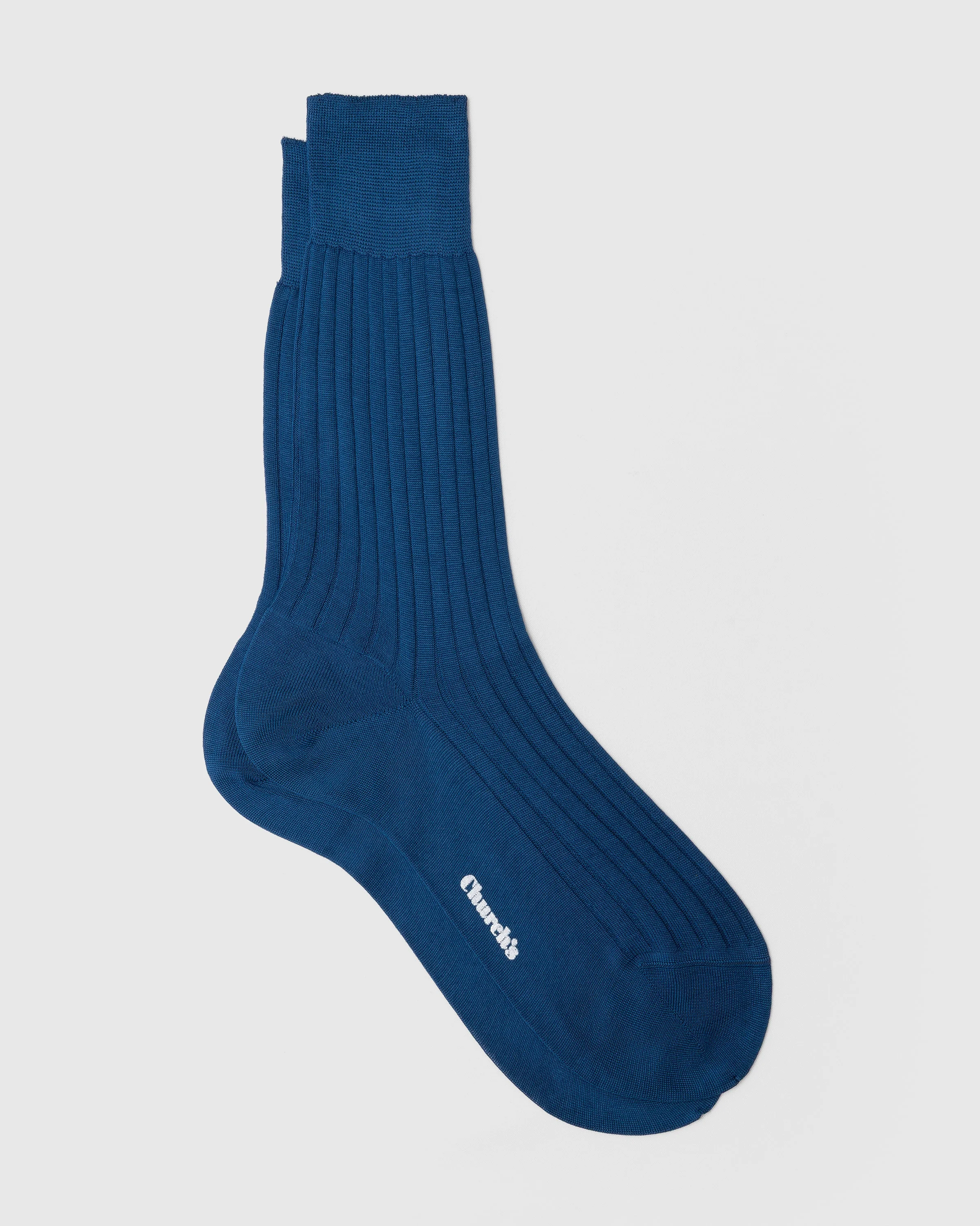 Ribbed cotton socks - 1