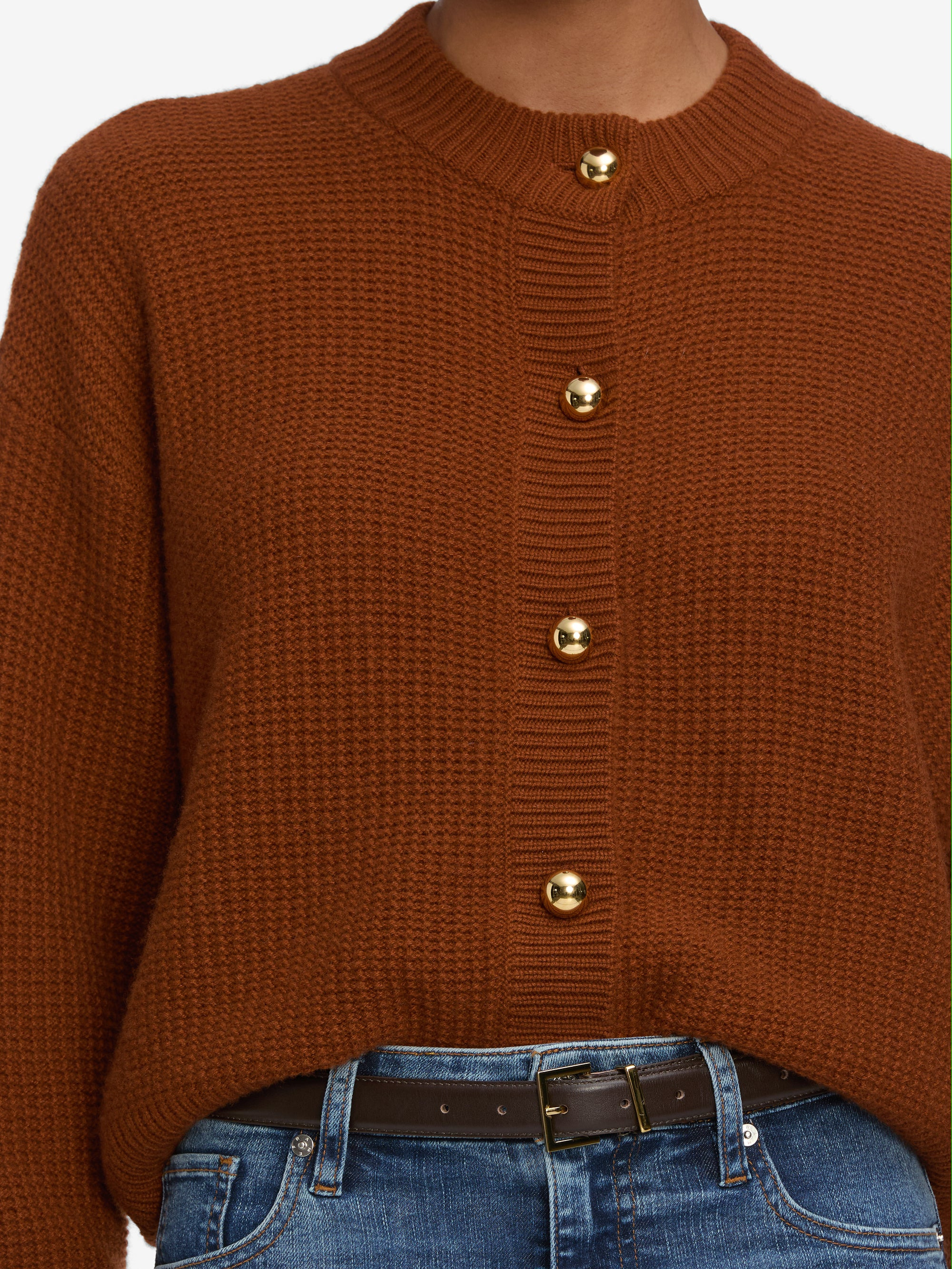 The Femme Cardi in Rust - 4