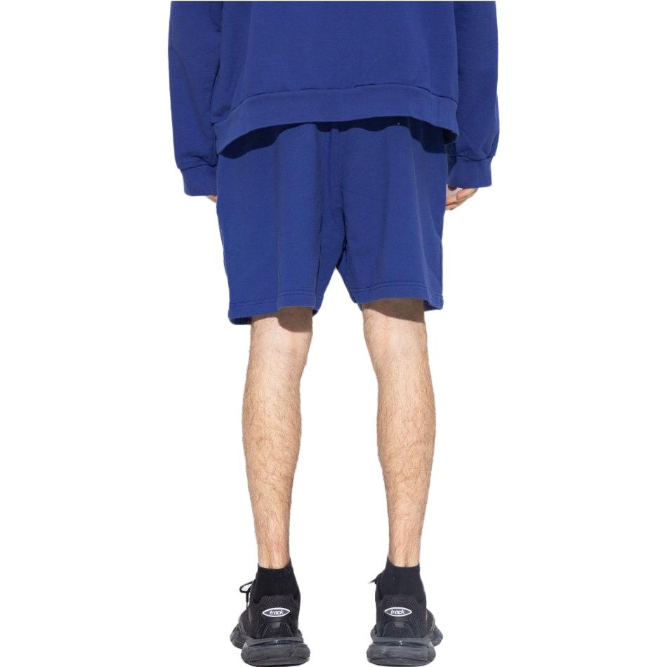 Balenciaga Logo Print Shorts 'Indigo Dirty White' 676137TNVB64388 - 4