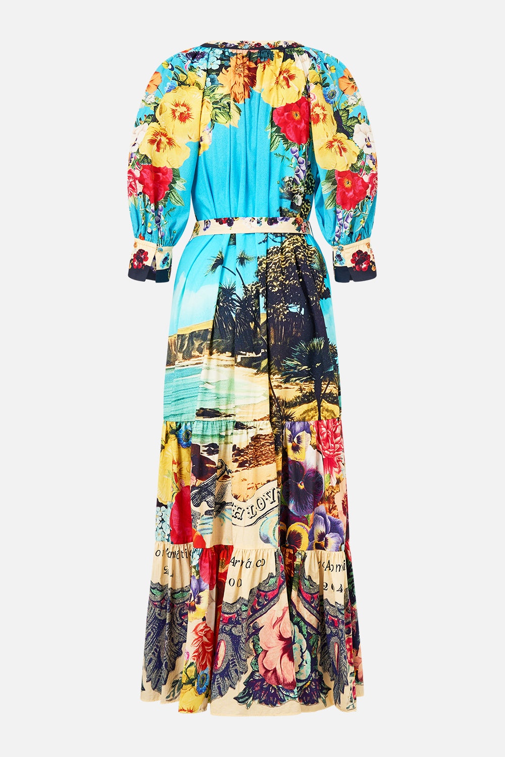 TIERED SHIRT DRESS WITH SHORT SLEEVE - 8