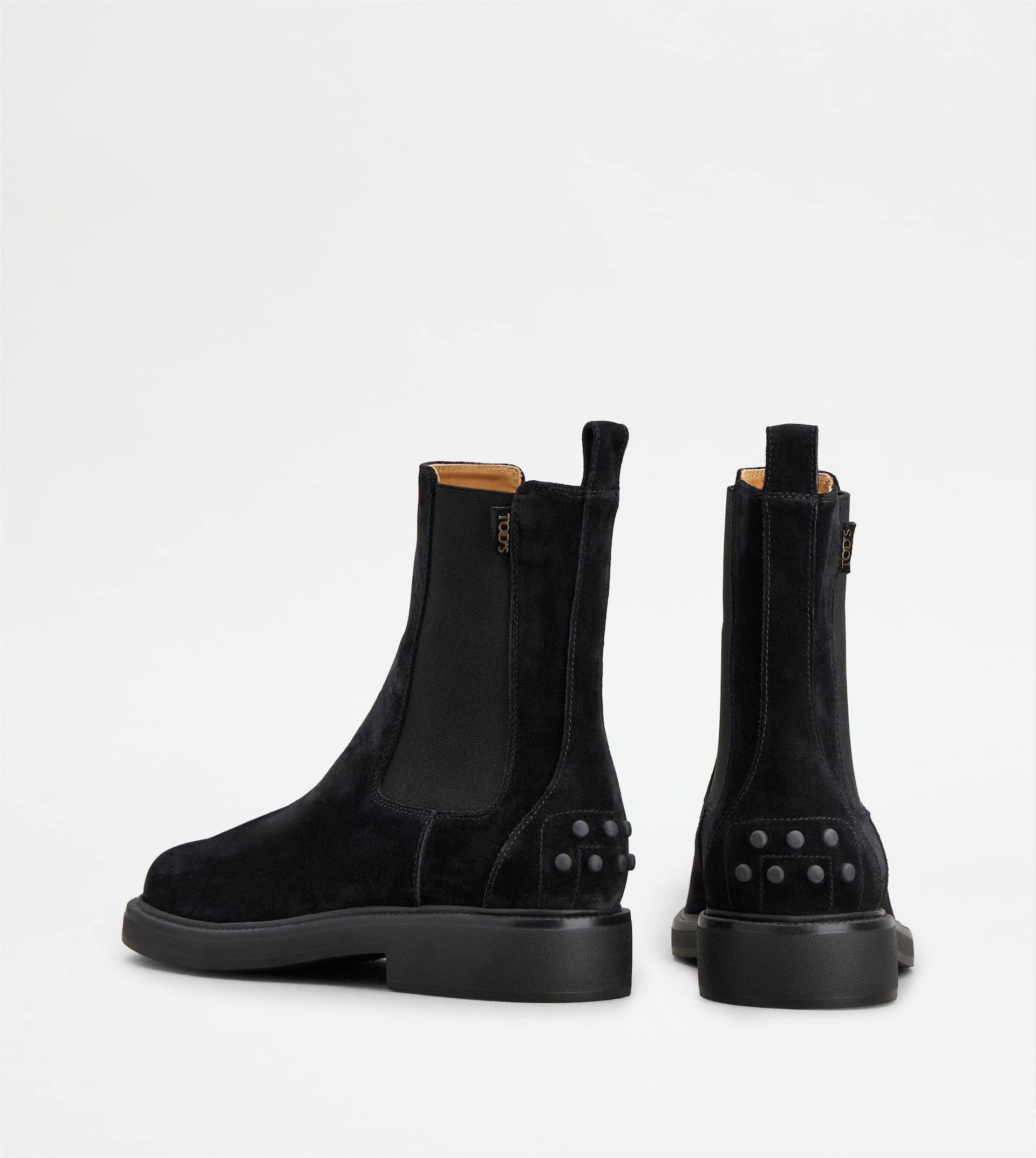 ANKLE BOOTS IN SUEDE - BLACK - 3