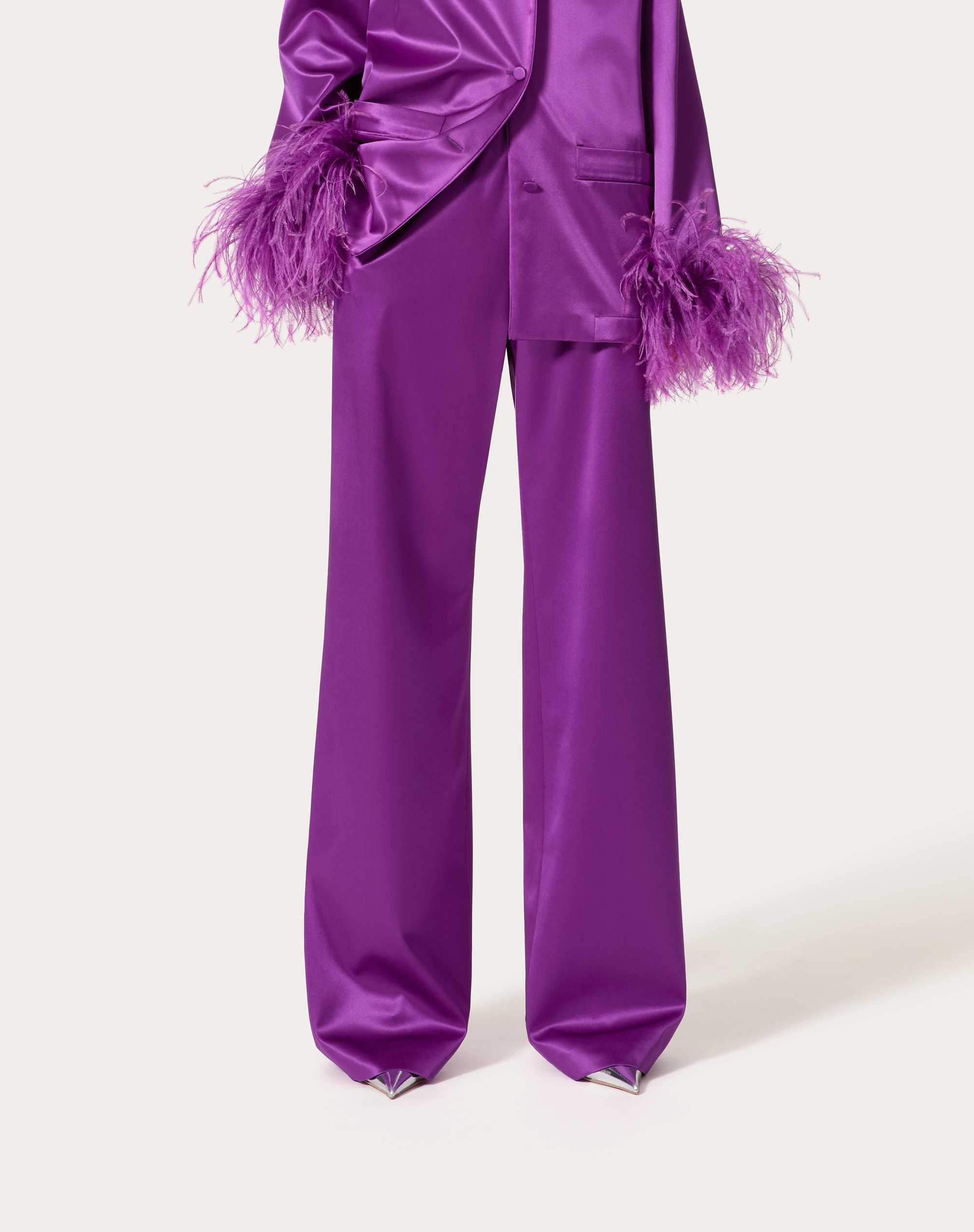SATIN DE SOIE PANTS - 3