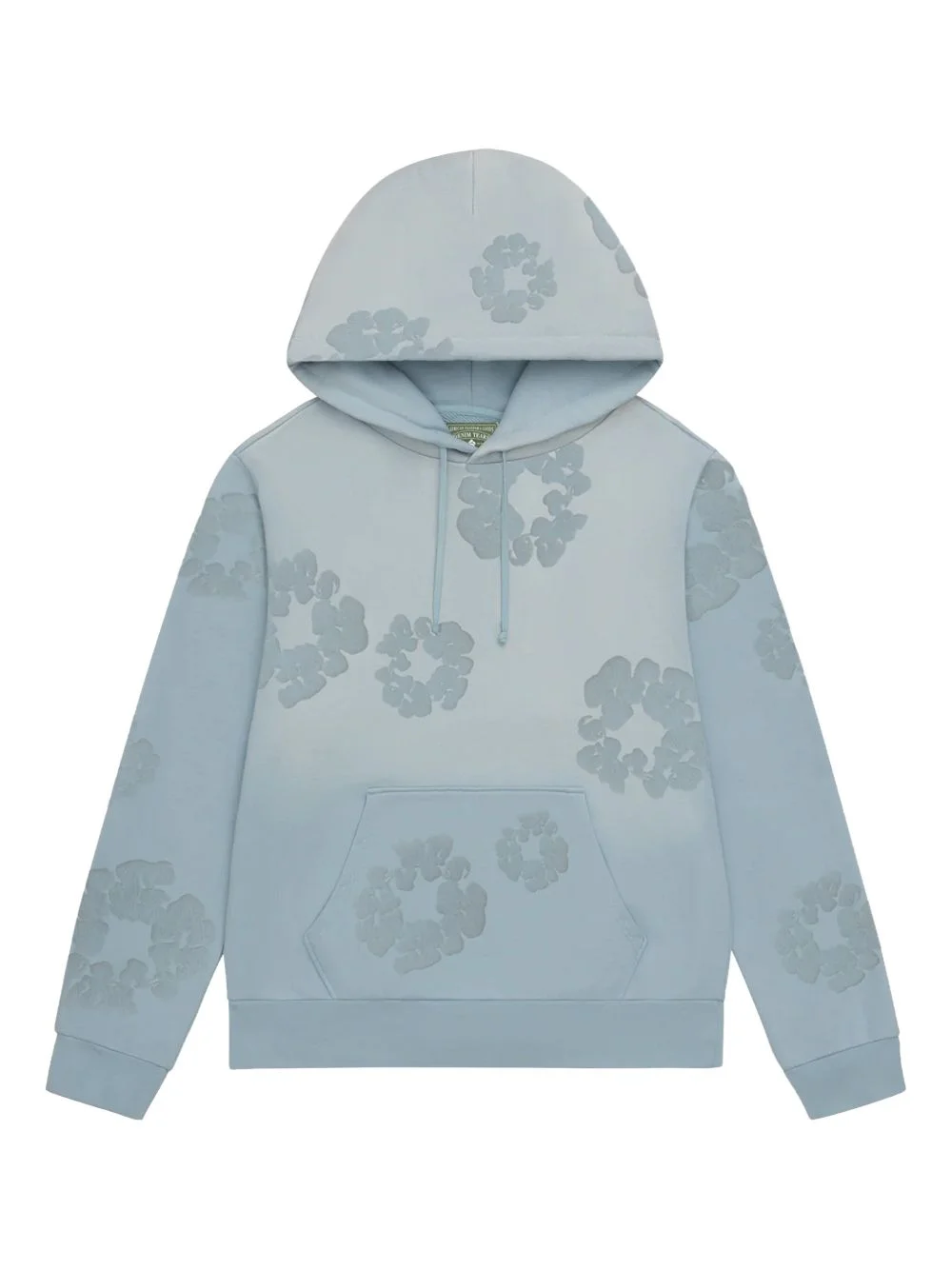 Faded Mono Cotton Wreath hoodie - 1