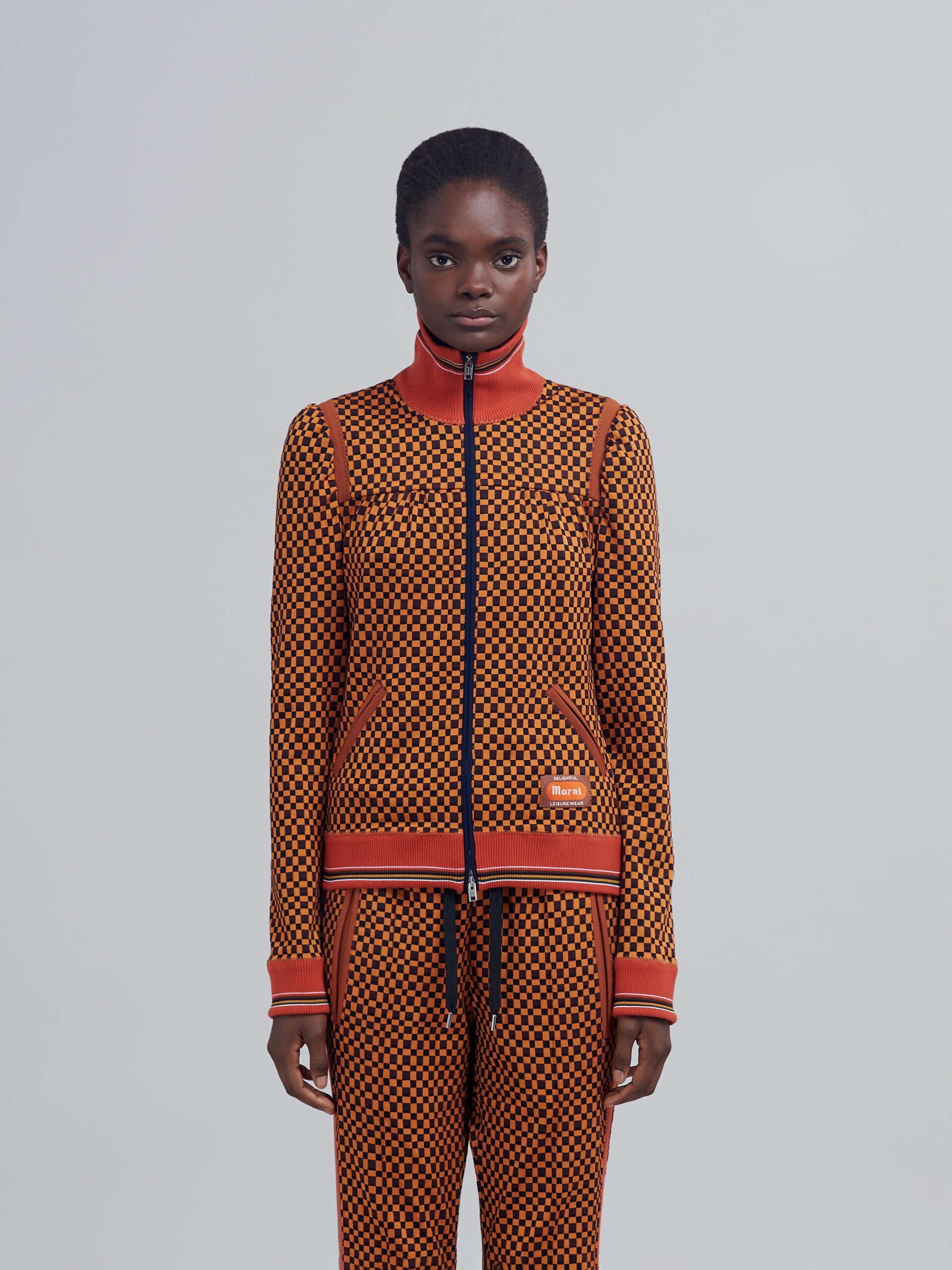 JACQUARD JERSEY JACKET - 2