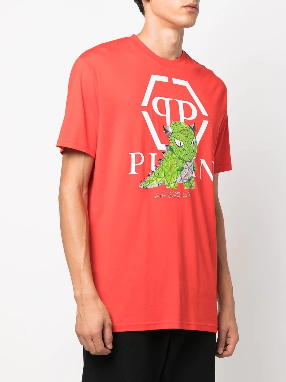 Monster logo print T-shirt - 3